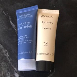 Aveda be curly co-wash + after -sun hair masque